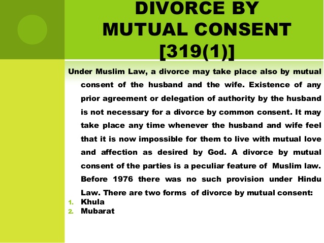 divorce under muslim law research paper