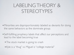 LABELING THEORY